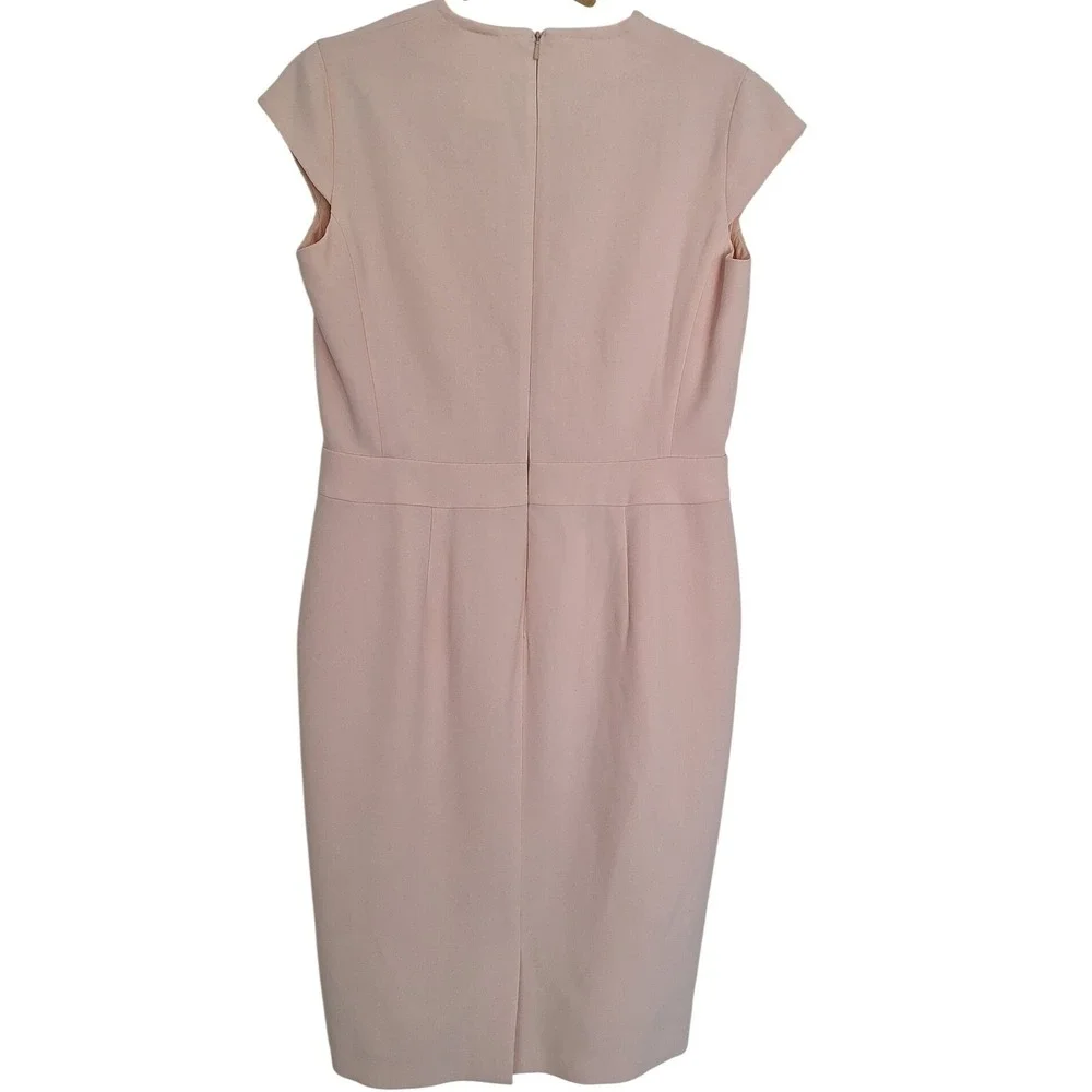 Max Mara Weekend Rose Pink  Midi Dress size 12 - Picture 3 of 5
